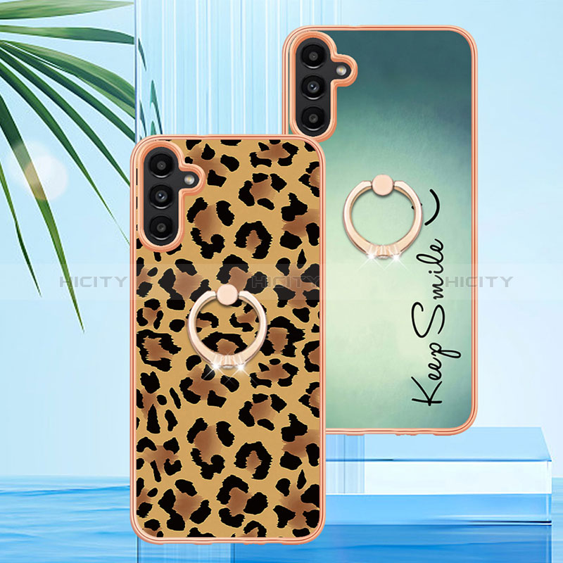 Custodia Silicone Gel Morbida Fantasia Modello Cover con Cinghia Cordino Mano YB8 per Samsung Galaxy A14 5G