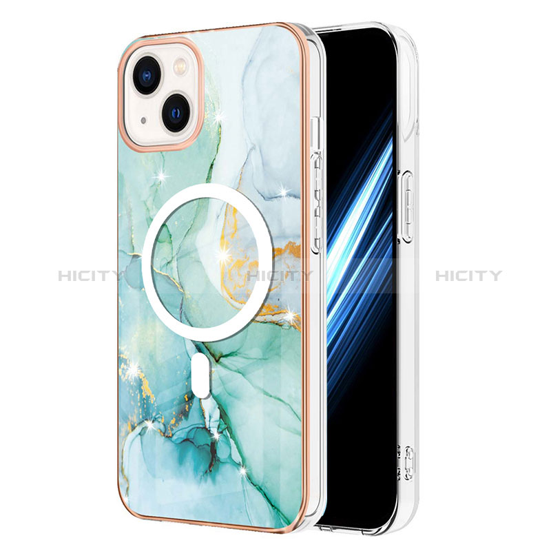 Custodia Silicone Gel Morbida Fantasia Modello Cover con Mag-Safe Magnetic per Apple iPhone 14