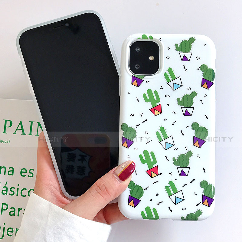 Custodia Silicone Gel Morbida Fantasia Modello Cover H02 per Apple iPhone 11