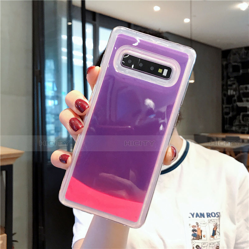 Custodia Silicone Gel Morbida Fantasia Modello Cover K01 per Samsung Galaxy S10 Plus