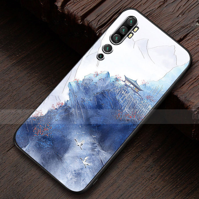 Custodia Silicone Gel Morbida Fantasia Modello Cover S01 per Xiaomi Mi Note 10