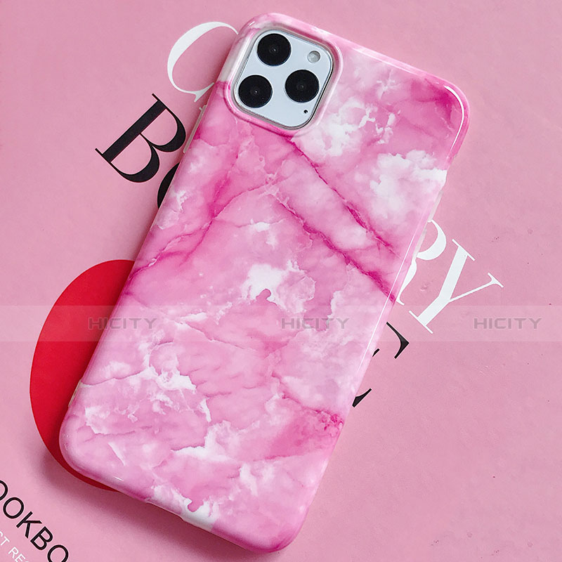Custodia Silicone Gel Morbida Fantasia Modello Cover S02 per Apple iPhone 11 Pro Rosa