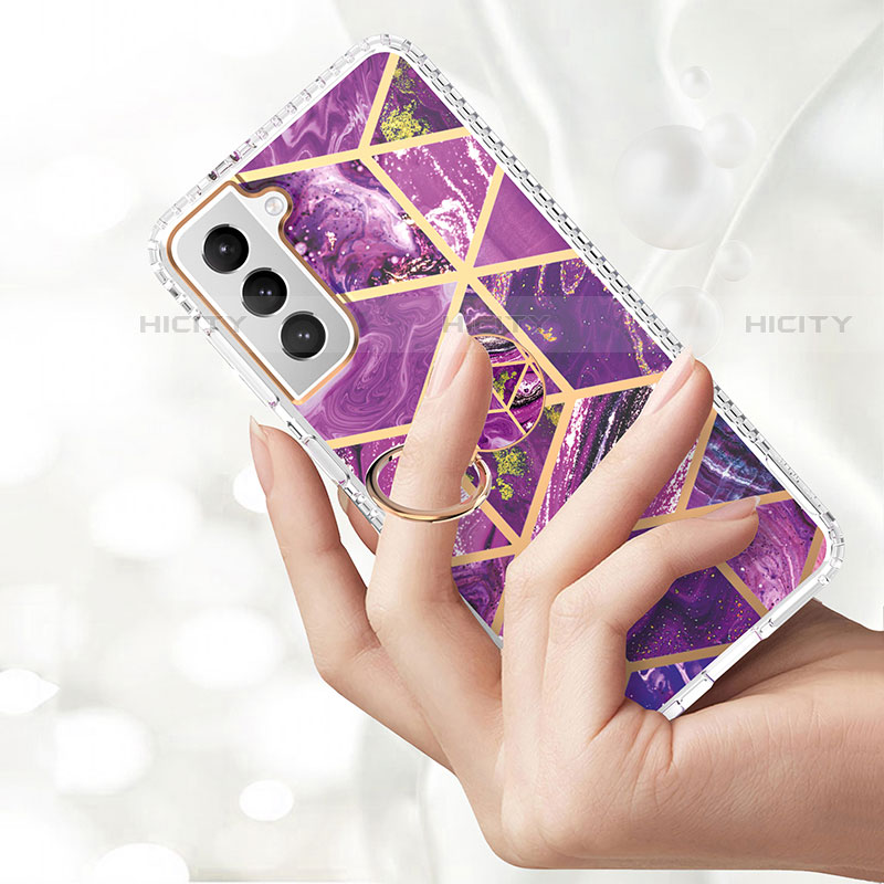 Custodia Silicone Gel Morbida Fantasia Modello Cover S02 per Samsung Galaxy S21 5G