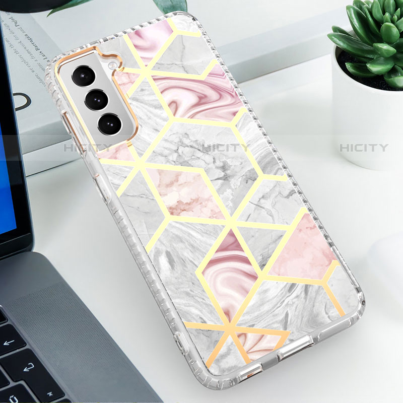 Custodia Silicone Gel Morbida Fantasia Modello Cover S03 per Samsung Galaxy S21 5G