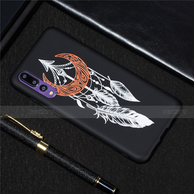 Custodia Silicone Gel Morbida Fantasia Modello Cover S06 per Huawei P20 Pro