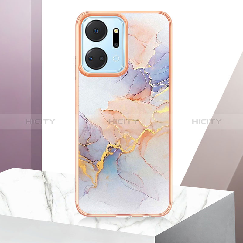 Custodia Silicone Gel Morbida Fantasia Modello Cover Y01B per Huawei Honor X7a