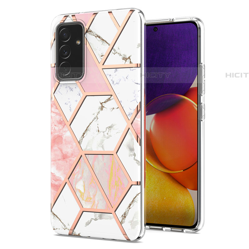 Custodia Silicone Gel Morbida Fantasia Modello Cover Y01B per Samsung Galaxy A05s Rosa
