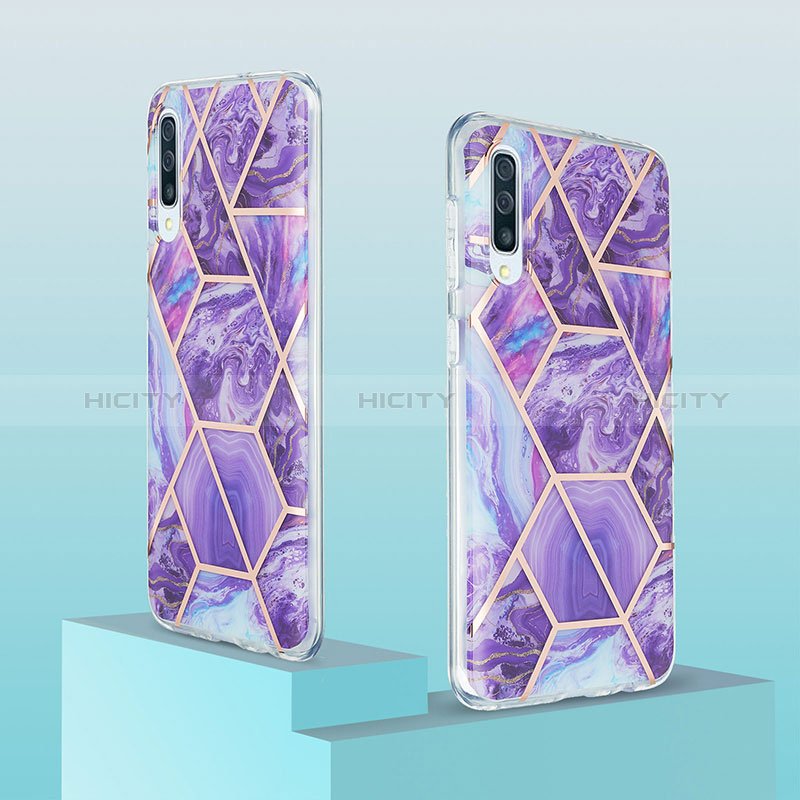 Custodia Silicone Gel Morbida Fantasia Modello Cover Y01B per Samsung Galaxy A30S