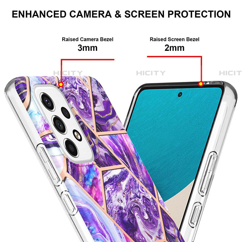 Custodia Silicone Gel Morbida Fantasia Modello Cover Y01B per Samsung Galaxy A53 5G