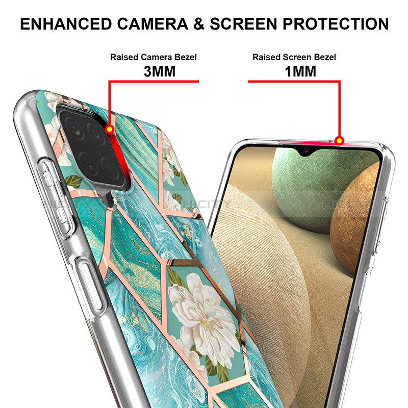 Custodia Silicone Gel Morbida Fantasia Modello Cover Y02B per Samsung Galaxy A12 5G