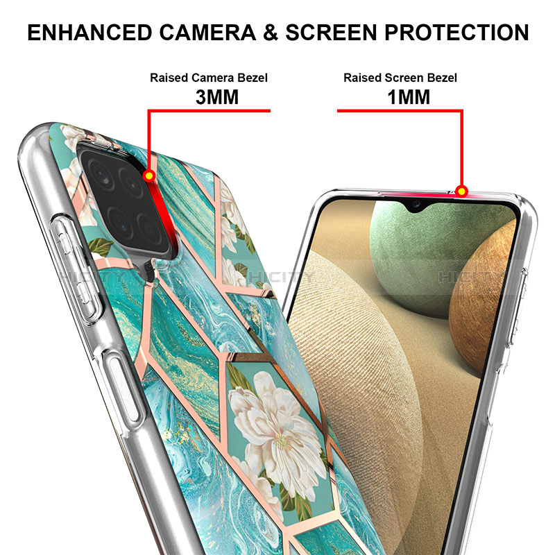 Custodia Silicone Gel Morbida Fantasia Modello Cover Y02B per Samsung Galaxy A12