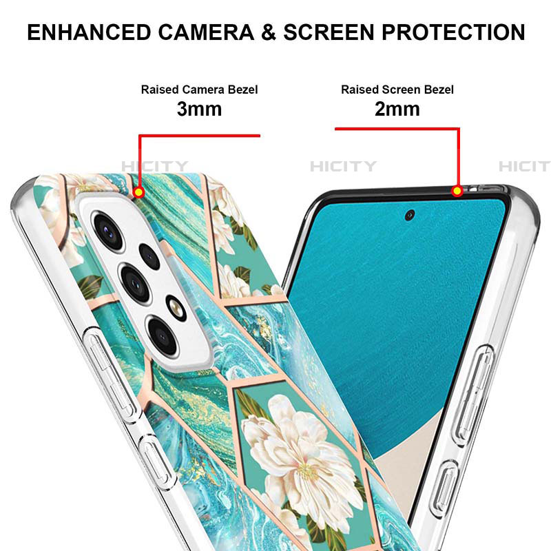 Custodia Silicone Gel Morbida Fantasia Modello Cover Y02B per Samsung Galaxy A53 5G