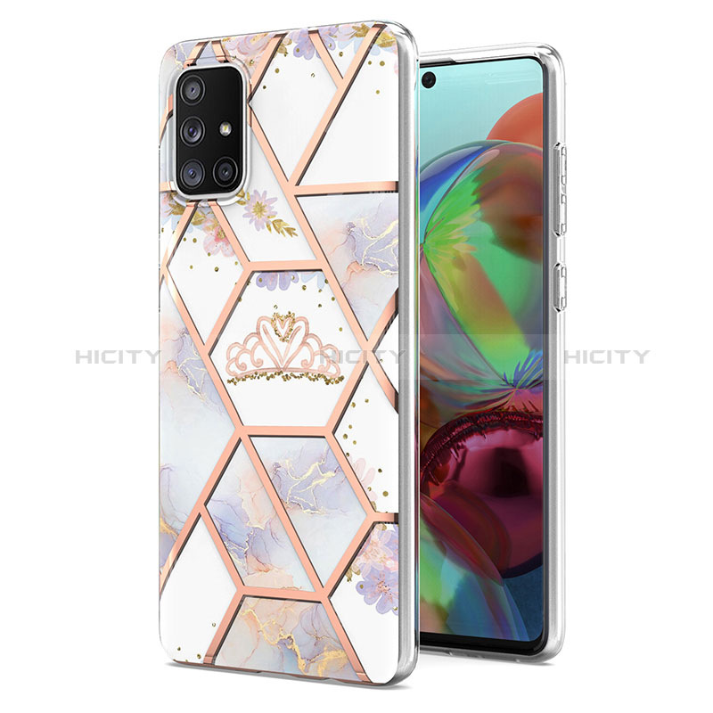 Custodia Silicone Gel Morbida Fantasia Modello Cover Y02B per Samsung Galaxy A71 5G