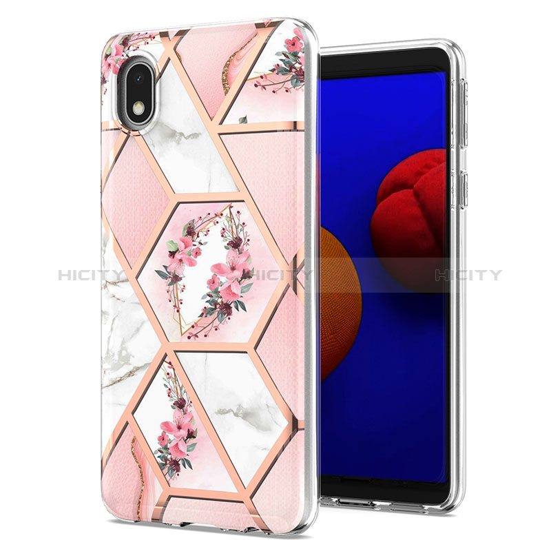 Custodia Silicone Gel Morbida Fantasia Modello Cover Y02B per Samsung Galaxy M01 Core