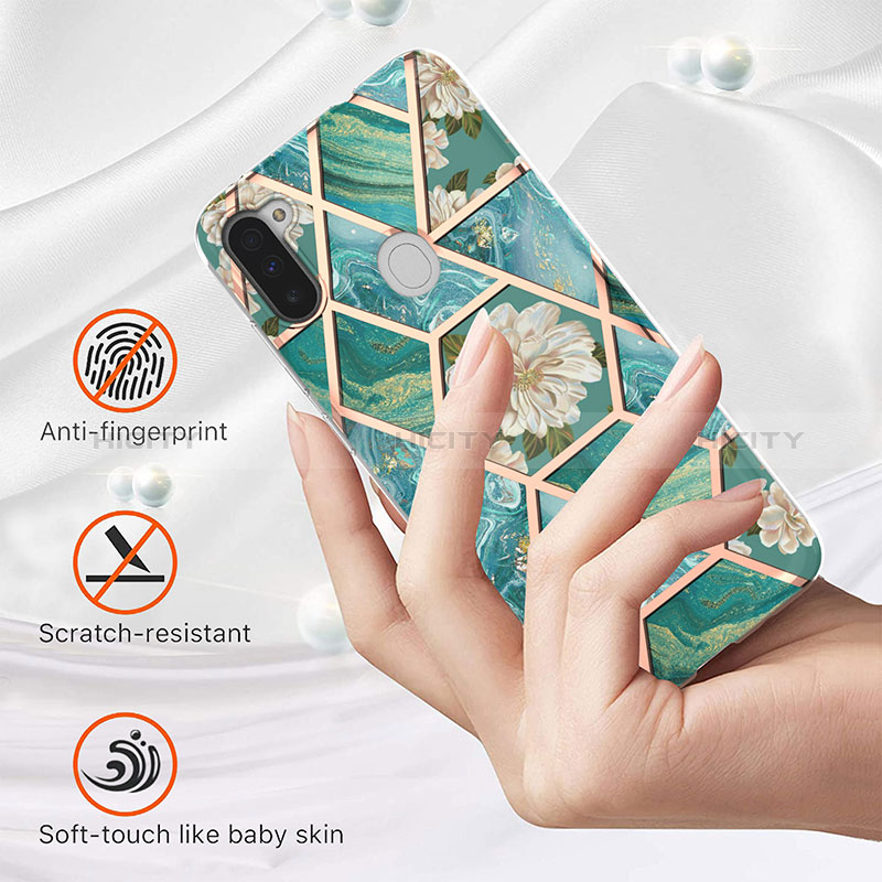 Custodia Silicone Gel Morbida Fantasia Modello Cover Y02B per Samsung Galaxy M11