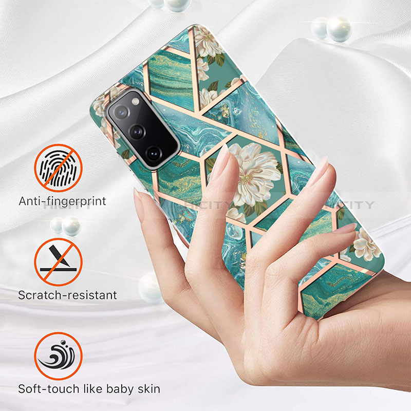 Custodia Silicone Gel Morbida Fantasia Modello Cover Y02B per Samsung Galaxy S20 FE (2022) 5G