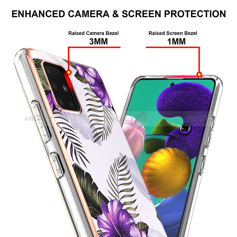 Custodia Silicone Gel Morbida Fantasia Modello Cover Y03B per Samsung Galaxy A51 5G