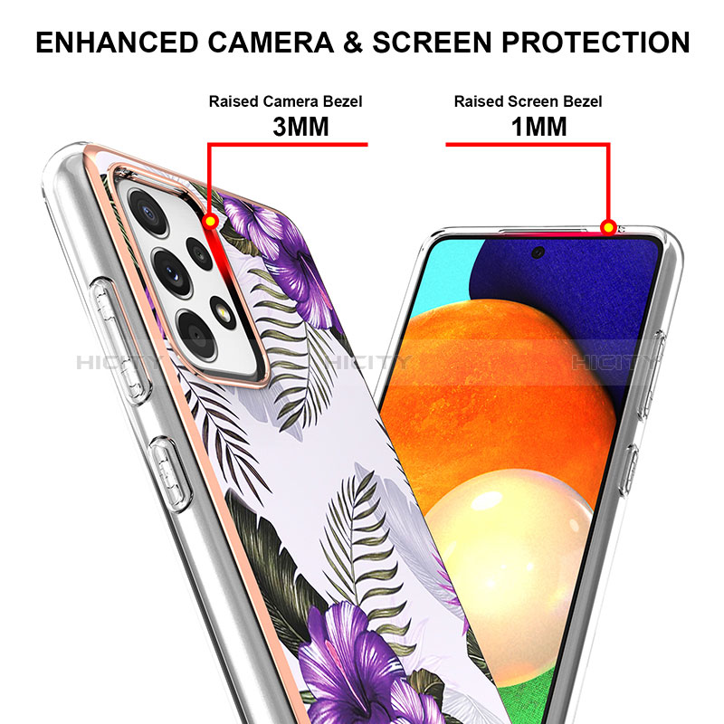 Custodia Silicone Gel Morbida Fantasia Modello Cover Y03B per Samsung Galaxy A52s 5G