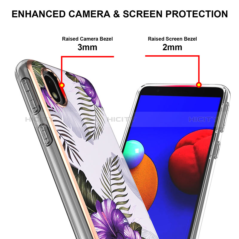 Custodia Silicone Gel Morbida Fantasia Modello Cover Y03B per Samsung Galaxy M01 Core