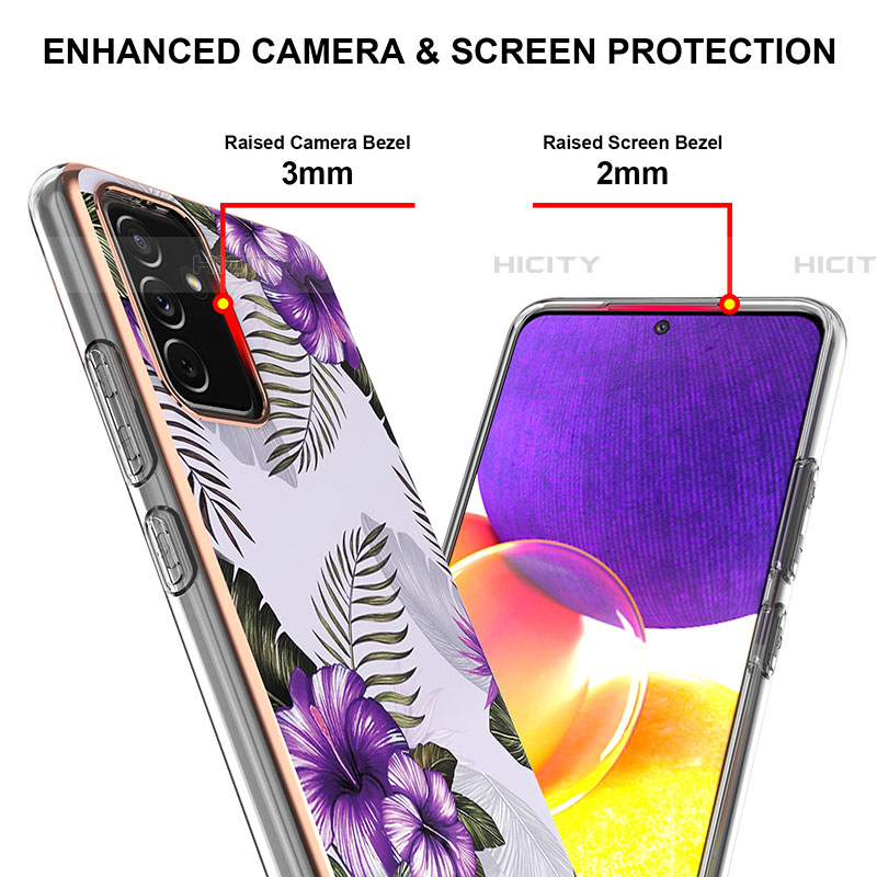 Custodia Silicone Gel Morbida Fantasia Modello Cover Y03B per Samsung Galaxy Quantum4 5G