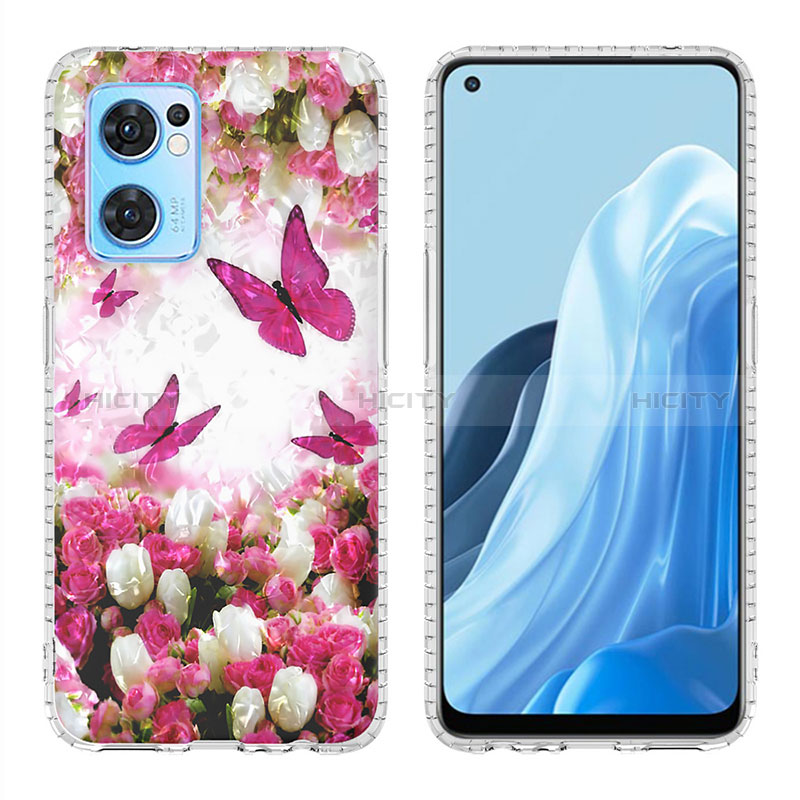 Custodia Silicone Gel Morbida Fantasia Modello Cover Y04B per Oppo Find X5 Lite 5G