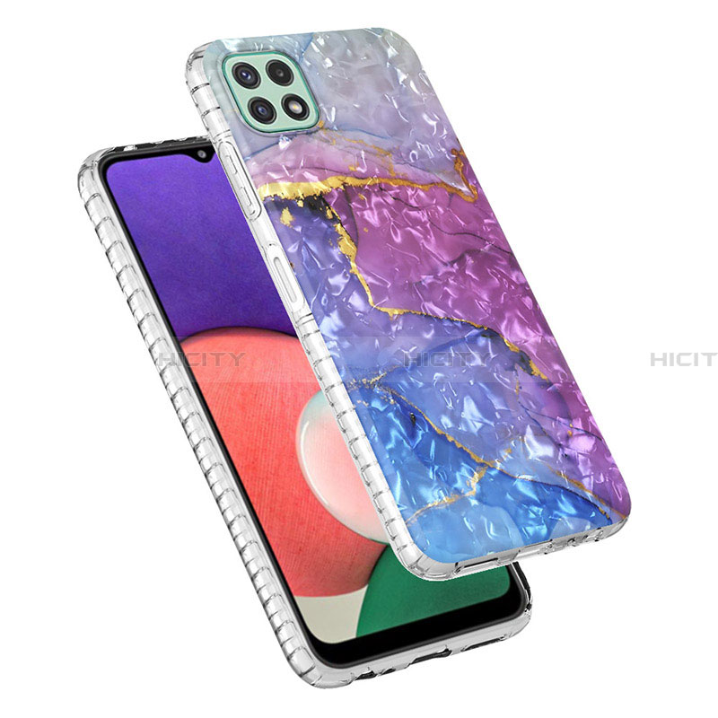 Custodia Silicone Gel Morbida Fantasia Modello Cover Y04B per Samsung Galaxy A22 5G