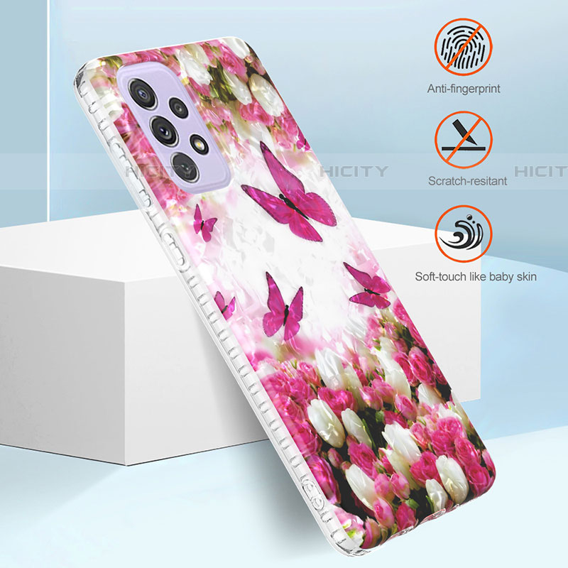 Custodia Silicone Gel Morbida Fantasia Modello Cover Y04B per Samsung Galaxy A53 5G