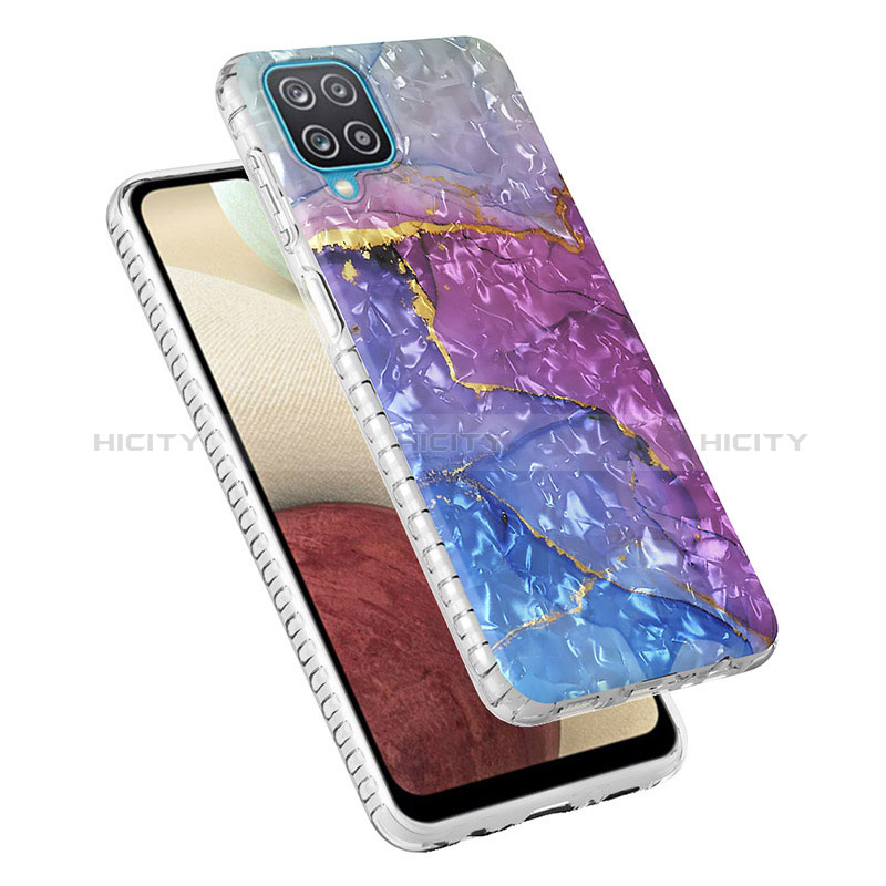 Custodia Silicone Gel Morbida Fantasia Modello Cover Y04B per Samsung Galaxy F12