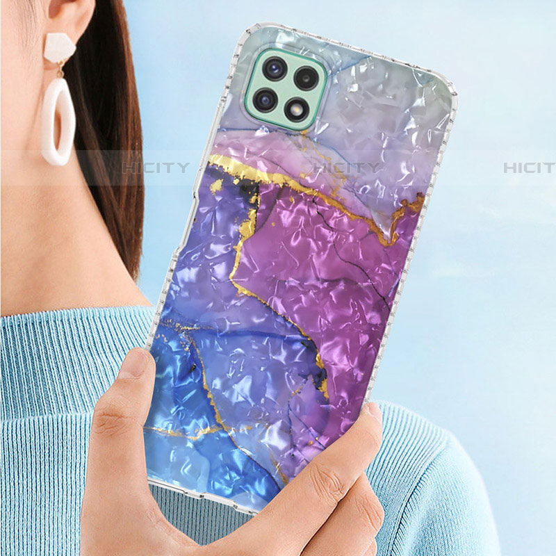 Custodia Silicone Gel Morbida Fantasia Modello Cover Y04B per Samsung Galaxy F42 5G