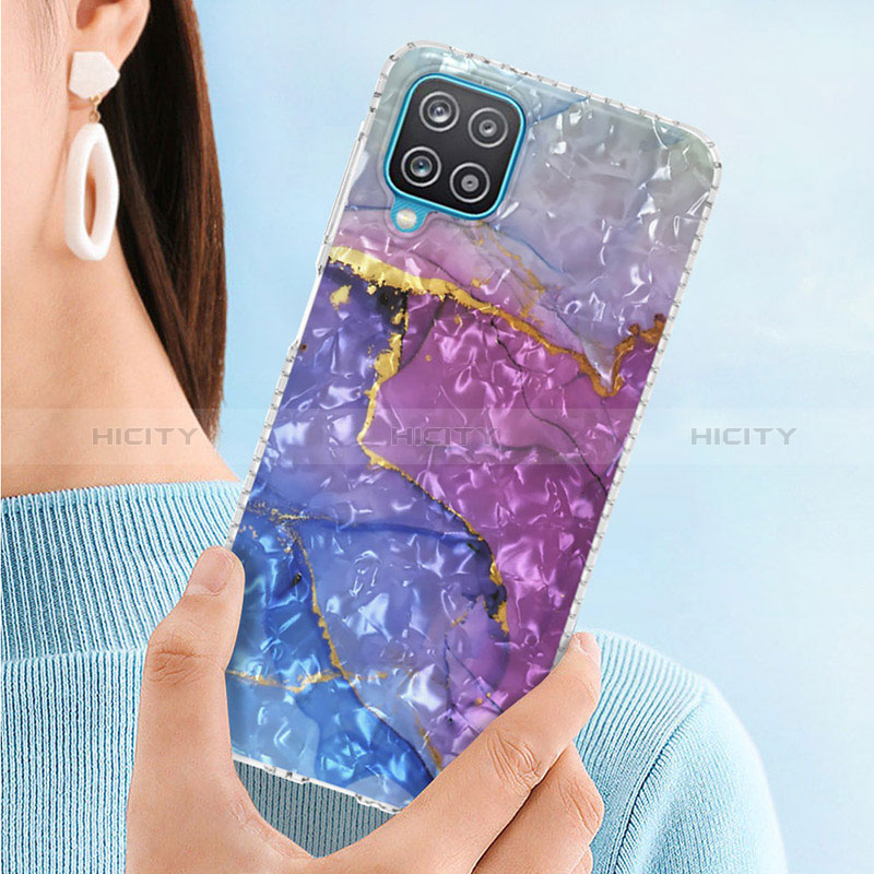 Custodia Silicone Gel Morbida Fantasia Modello Cover Y04B per Samsung Galaxy M12