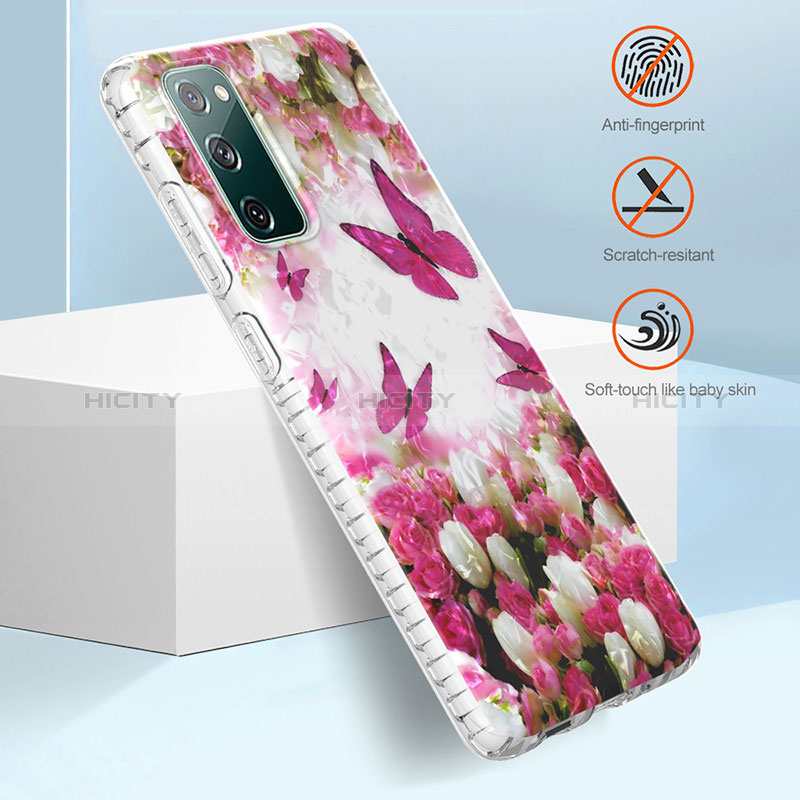 Custodia Silicone Gel Morbida Fantasia Modello Cover Y04B per Samsung Galaxy S20 FE 5G