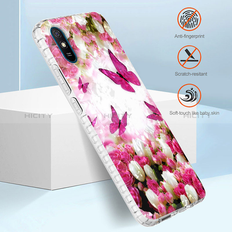 Custodia Silicone Gel Morbida Fantasia Modello Cover Y04B per Xiaomi Redmi 9AT
