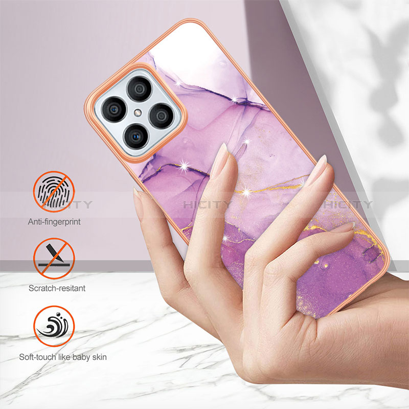 Custodia Silicone Gel Morbida Fantasia Modello Cover Y05B per Huawei Honor X8 4G
