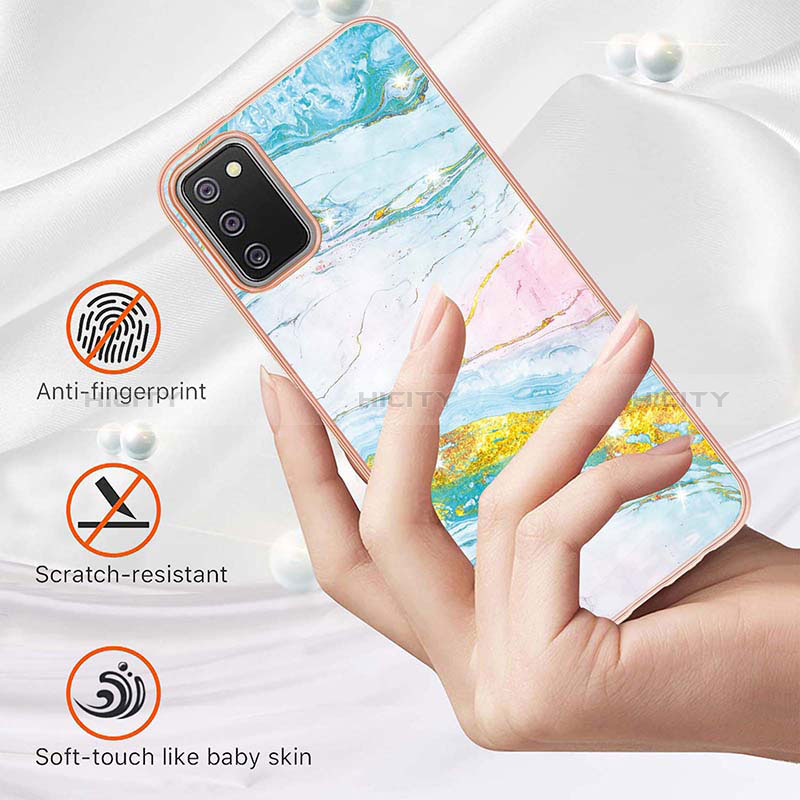 Custodia Silicone Gel Morbida Fantasia Modello Cover Y05B per Samsung Galaxy A02s