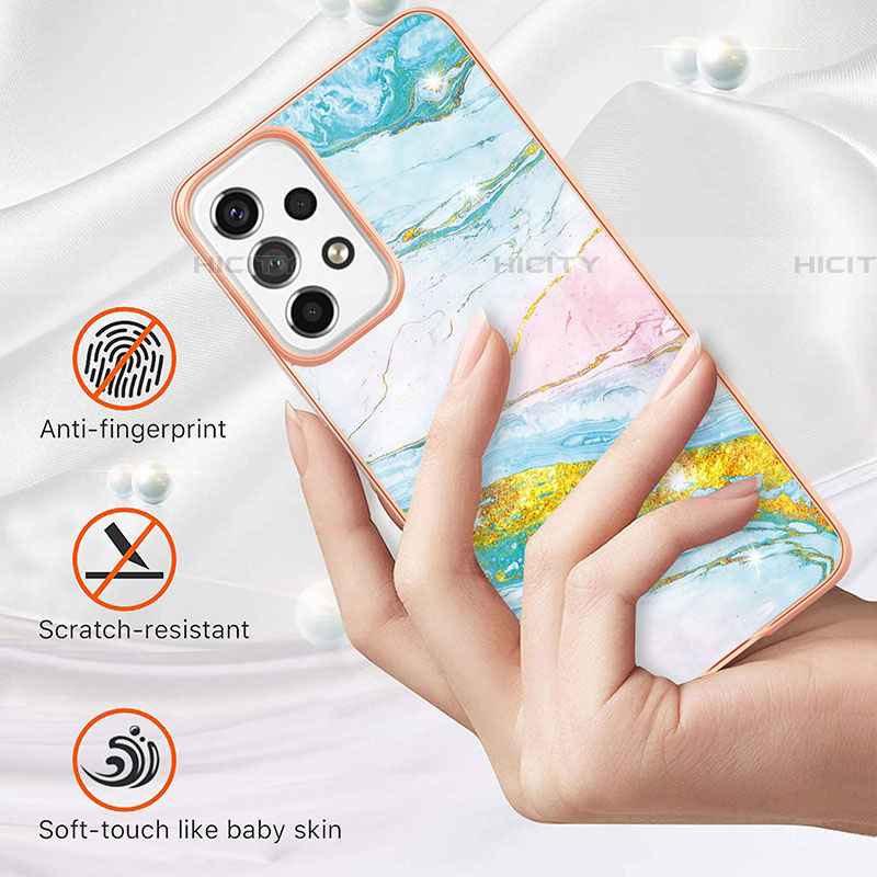 Custodia Silicone Gel Morbida Fantasia Modello Cover Y05B per Samsung Galaxy A53 5G