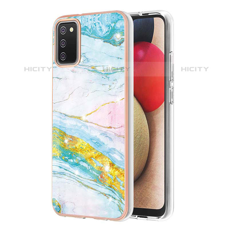 Custodia Silicone Gel Morbida Fantasia Modello Cover Y05B per Samsung Galaxy M02s