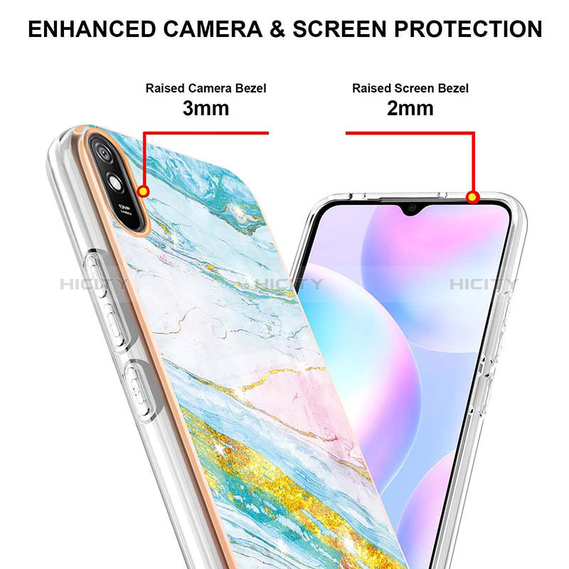 Custodia Silicone Gel Morbida Fantasia Modello Cover Y05B per Xiaomi Redmi 9i