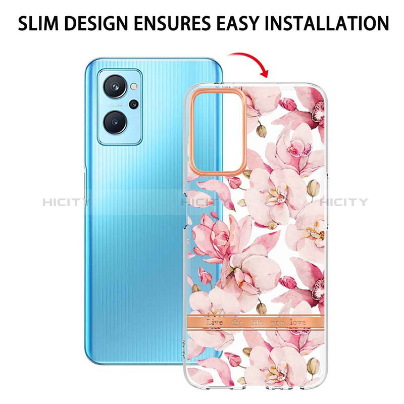 Custodia Silicone Gel Morbida Fantasia Modello Cover Y06B per Realme 9i 4G