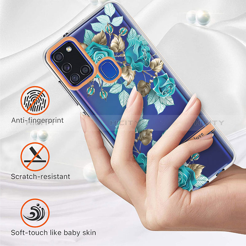 Custodia Silicone Gel Morbida Fantasia Modello Cover Y06B per Samsung Galaxy A21s