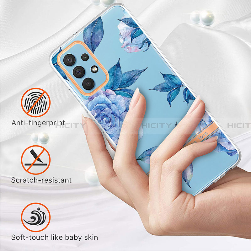 Custodia Silicone Gel Morbida Fantasia Modello Cover Y06B per Samsung Galaxy A32 5G