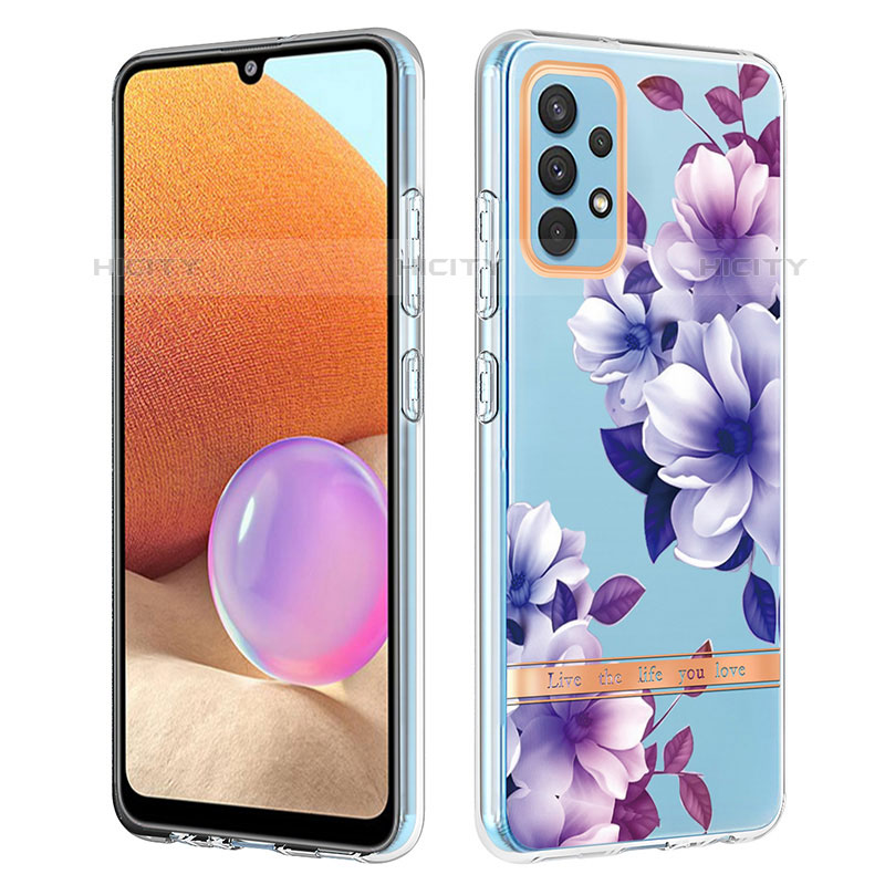 Custodia Silicone Gel Morbida Fantasia Modello Cover Y06B per Samsung Galaxy M32 5G