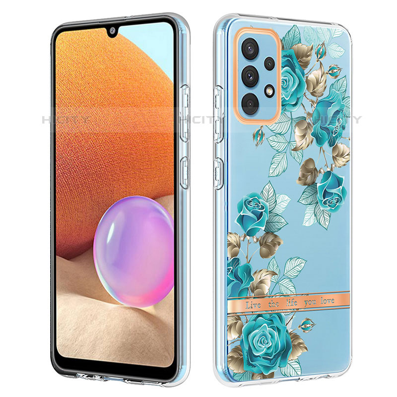 Custodia Silicone Gel Morbida Fantasia Modello Cover Y06B per Samsung Galaxy M32 5G