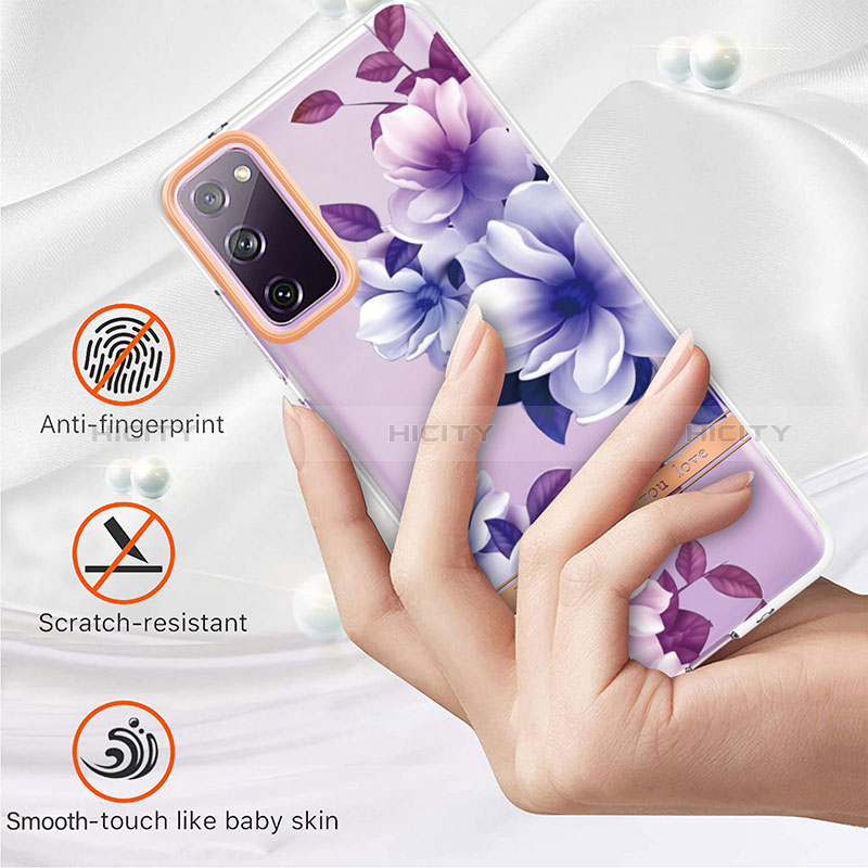 Custodia Silicone Gel Morbida Fantasia Modello Cover Y06B per Samsung Galaxy S20 FE (2022) 5G