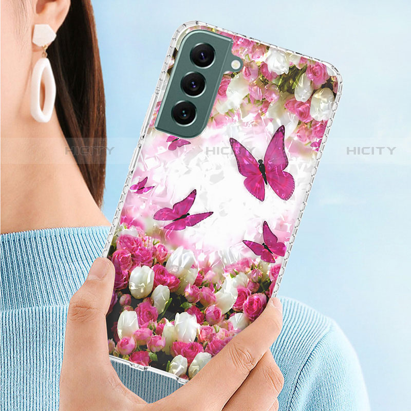 Custodia Silicone Gel Morbida Fantasia Modello Cover Y07B per Samsung Galaxy S21 5G