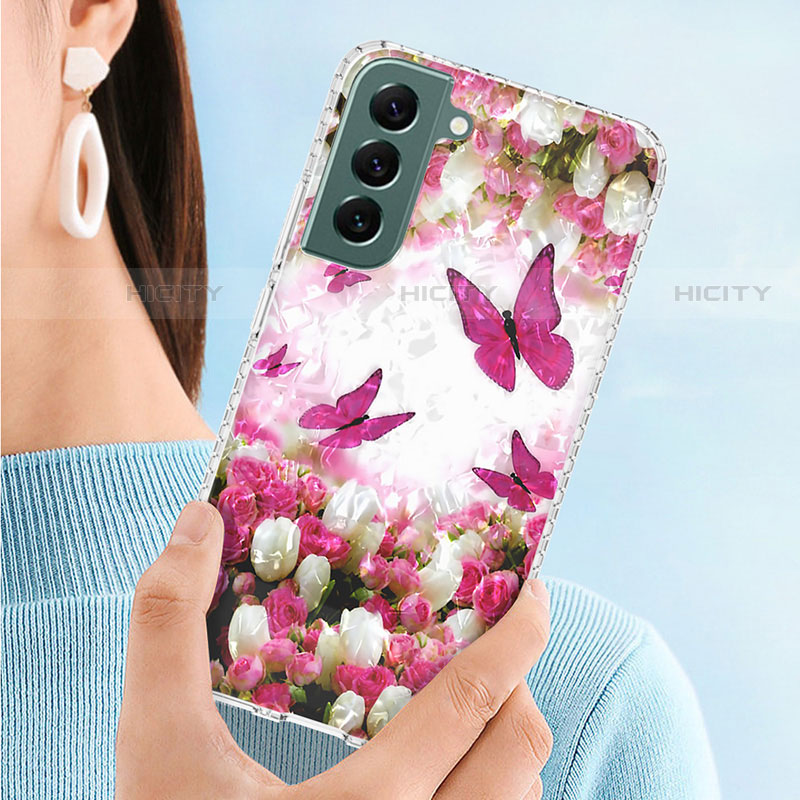 Custodia Silicone Gel Morbida Fantasia Modello Cover Y07B per Samsung Galaxy S22 Plus 5G