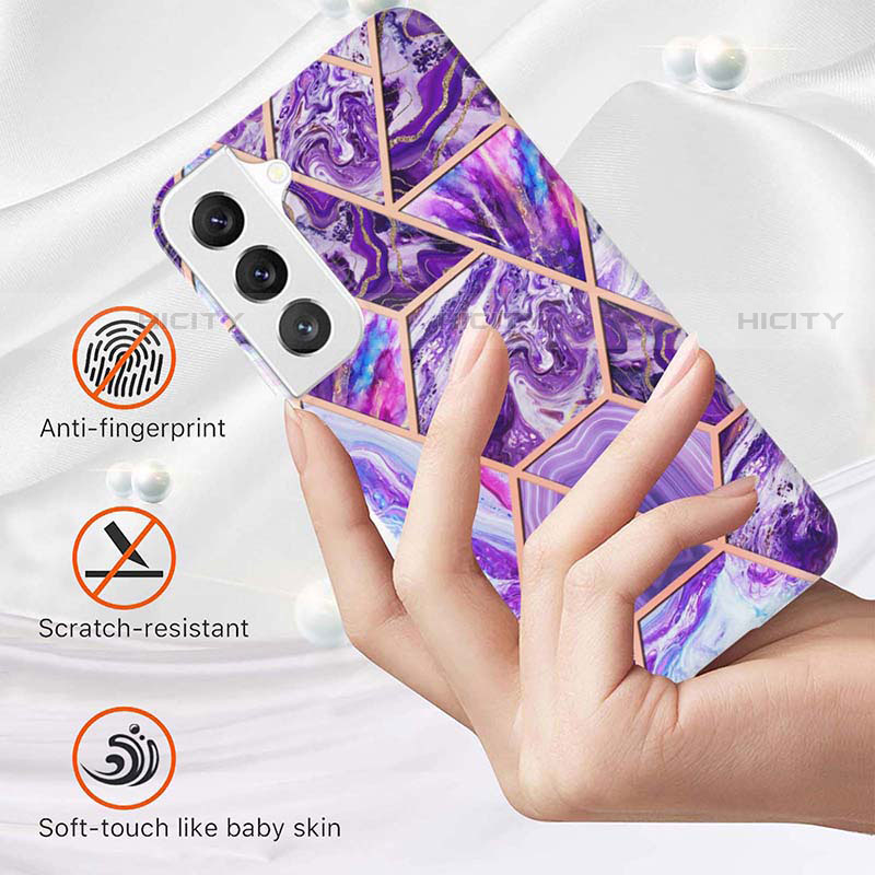 Custodia Silicone Gel Morbida Fantasia Modello Cover Y08B per Samsung Galaxy S22 Plus 5G