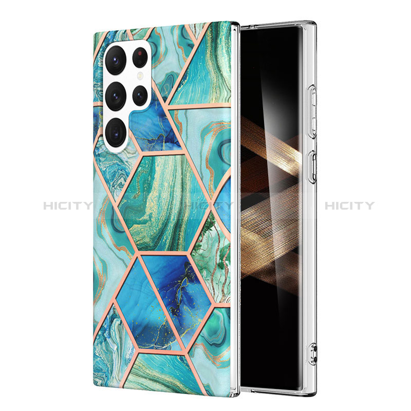 Custodia Silicone Gel Morbida Fantasia Modello Cover Y08B per Samsung Galaxy S24 Ultra 5G
