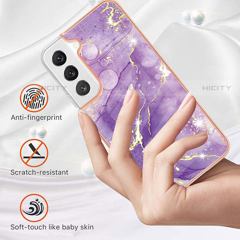 Custodia Silicone Gel Morbida Fantasia Modello Cover Y11B per Samsung Galaxy S21 Plus 5G