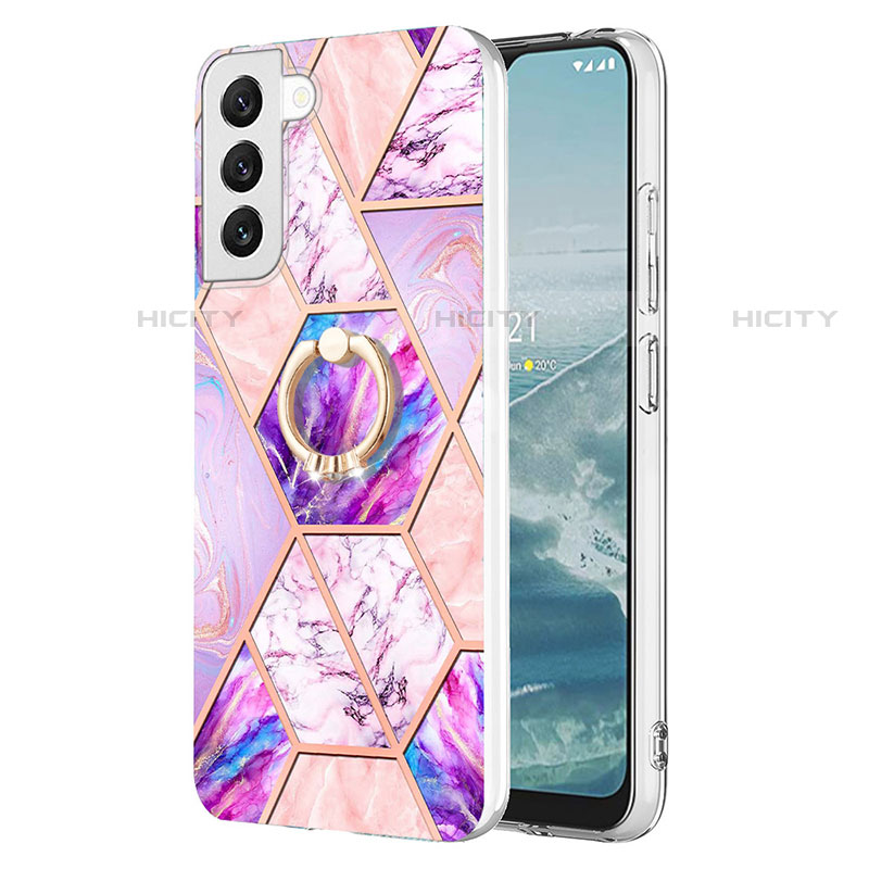 Custodia Silicone Gel Morbida Fantasia Modello Cover Y13B per Samsung Galaxy S21 Plus 5G