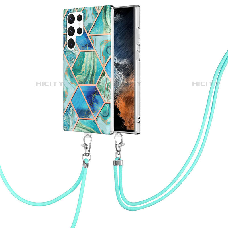 Custodia Silicone Gel Morbida Fantasia Modello Cover Y18B per Samsung Galaxy S21 Ultra 5G